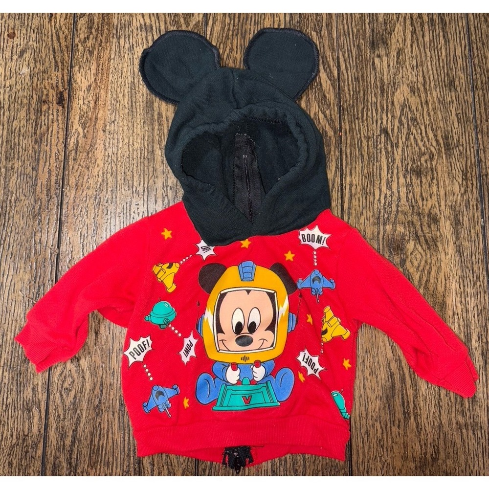 Vintage Disney babies Mickey Mouse sweaters with ears newborn